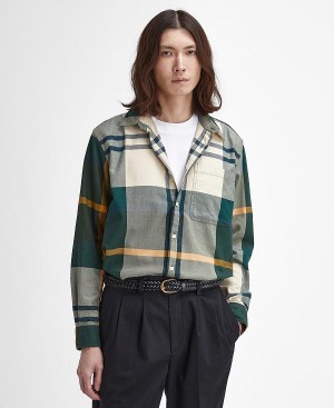 Barbour Renford Oversized Long-sleeved Tartan Shirt Multi | BABO87905