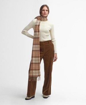 Barbour Samara Straight-leg Trousers Sienna | BABO89851