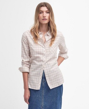 Barbour Shoreside Relaxed Long-sleeved Shirt Multi Check | BABO89491