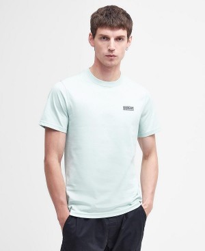 Barbour Small Logo T-shirt Flint Blue | BABO88300