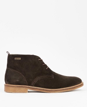 Barbour Sonoran Desert Boots Choco Suede | BABO88841