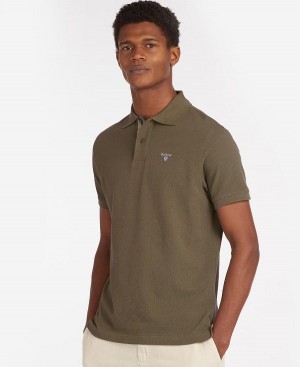 Barbour Sports Polo Shirt Atlantic Blue | BABO88204