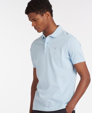 Barbour Sports Polo Shirt Atlantic Blue | BABO88031