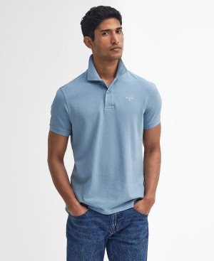 Barbour Sports Polo Shirt Blue | BABO88252