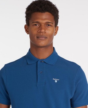 Barbour Sports Polo Shirt New Navy | BABO88149