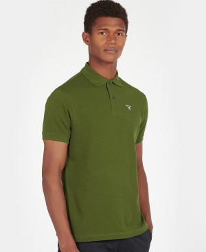 Barbour Sports Polo Shirt Sky | BABO88164