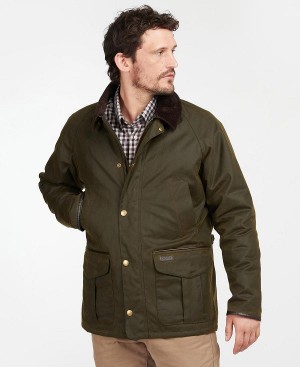 Barbour Stratford Wax Jacket Olive | BABO87243