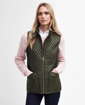 Barbour Swallow Gilet Olive | BABO89447