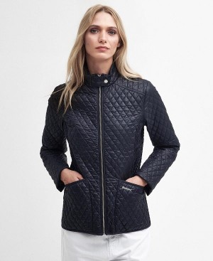 Barbour Swallow Quilted Jacket Navy | BABO89298