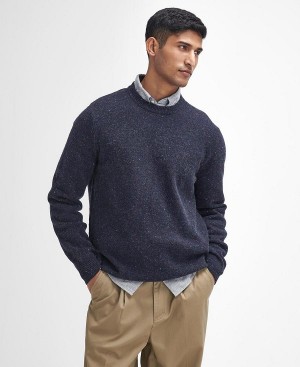 Barbour Tainsbury Crew Neck Jumper Navy | BABO88634