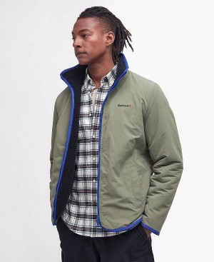 Barbour Tarn Reversible Fleece Dusty Olive | BABO88702