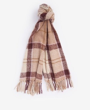 Barbour Tartan Boucle Scarf Ancient Loden | BABO90084