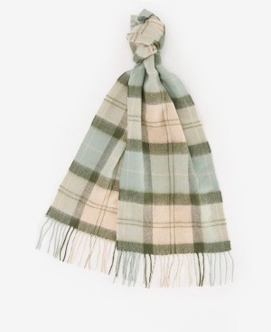 Barbour Tartan Scarf Camel | BABO90094