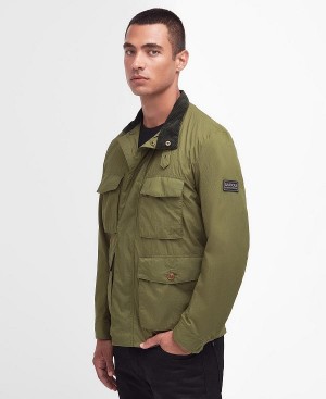 Barbour Tourer Clove Utility Jacket Olive Branch | BABO87476