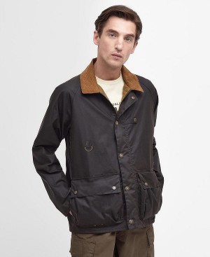 Barbour Utility Spey Waxed Jacket Olive | BABO87196