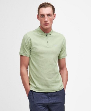 Barbour Wadworth Short-sleeved Polo Shirt Green | BABO88205