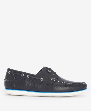 Barbour Wake Boat Shoes Navy | BABO88895