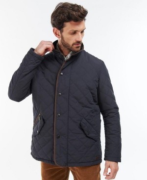 Barbour Waterproof Shoveler Quilted Jacket Navy | BABO87366