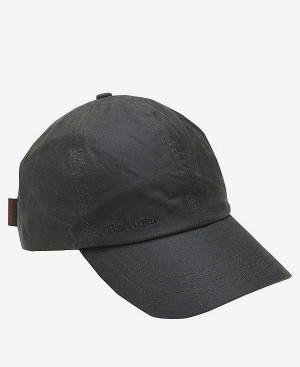 Barbour Wax Sports Cap Navy/Cordovan | BABO89069