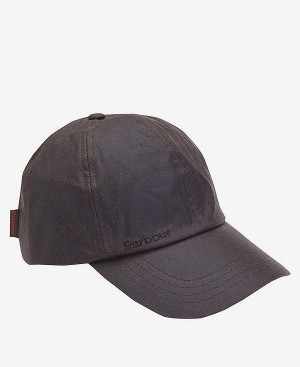 Barbour Wax Sports Cap Navy/Cordovan | BABO89071