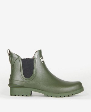 Barbour Wilton Wellingtons Olive | BABO89926