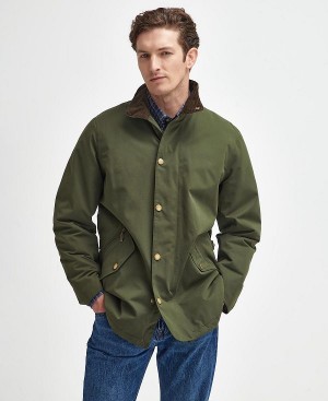 Barbour Winter Spoonbill Waterproof Jacket Olive | BABO87419