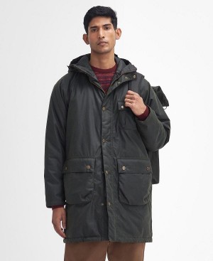 Barbour Winter Waxed Parka Fern | BABO87224