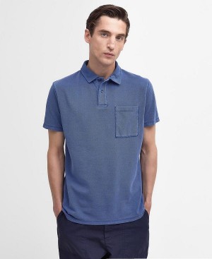 Barbour Worsley Pocket Polo Shirt Oceana | BABO88123