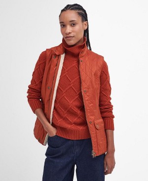 Barbour Wray Gilet Spiced Pumpkin | BABO89459