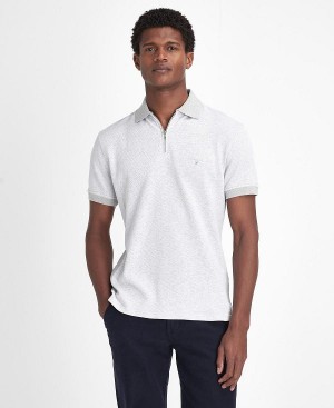 Barbour Wynch Short-sleeved Polo Shirt Grey | BABO88235