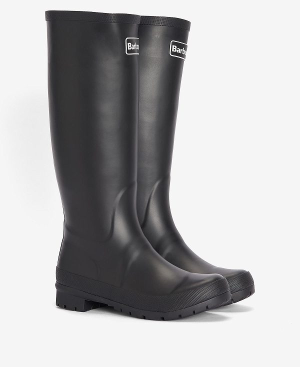 Barbour Abbey Wellington Boots Black | BABO89929