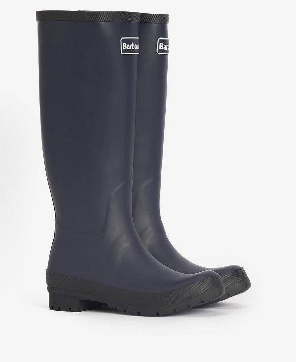 Barbour Abbey Wellington Boots Navy | BABO89921