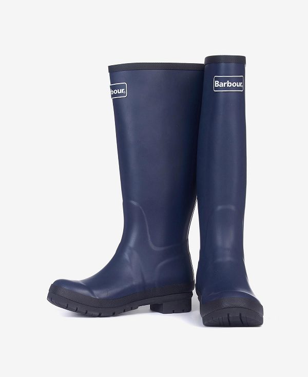 Barbour Abbey Wellington Boots Navy | BABO89921