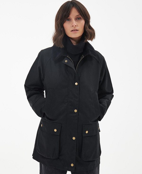 Barbour Acorn Wax Jacket Classic Black/Classic | BABO89213