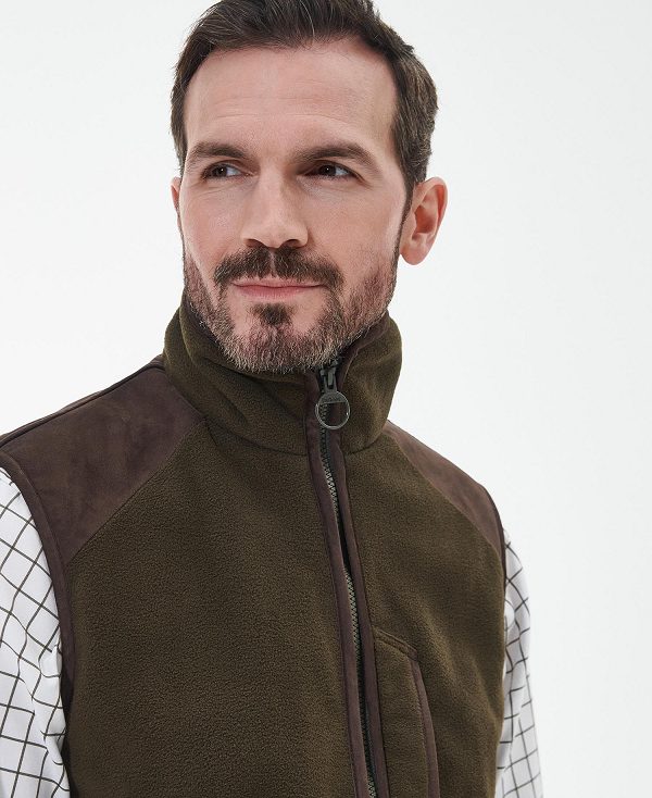 Barbour Active Fleece Gilet Green | BABO88709