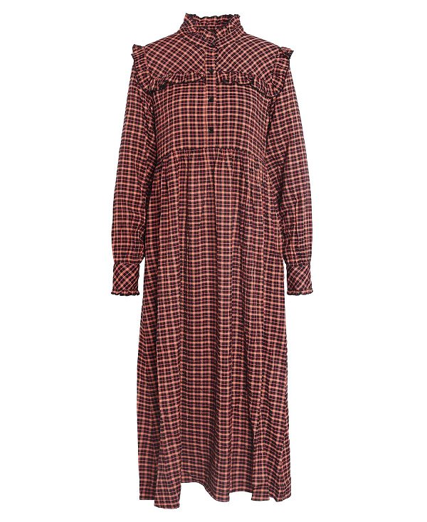 Barbour Adela Midi Dress Classic Multi | BABO89605