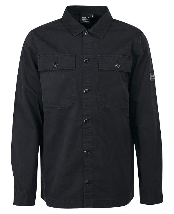 Barbour Adey Overshirt Black | BABO87651