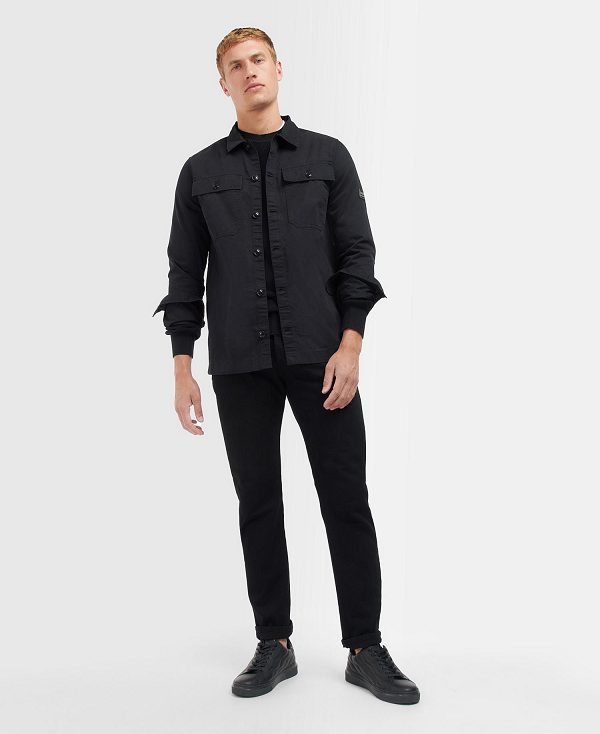 Barbour Adey Overshirt Black | BABO87651