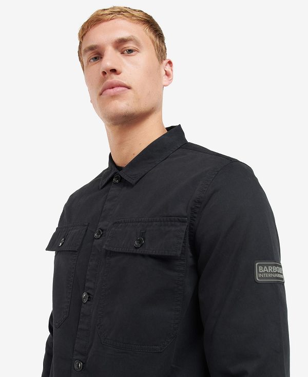 Barbour Adey Overshirt Black | BABO87651