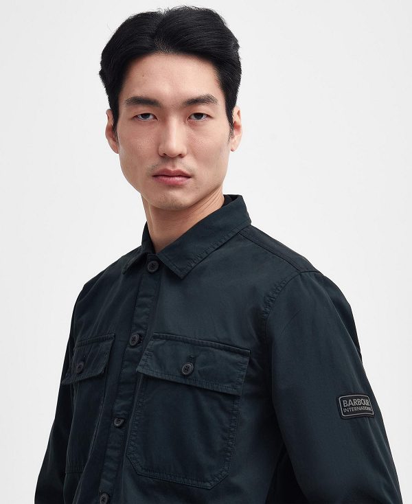 Barbour Adey Overshirt Black | BABO87977