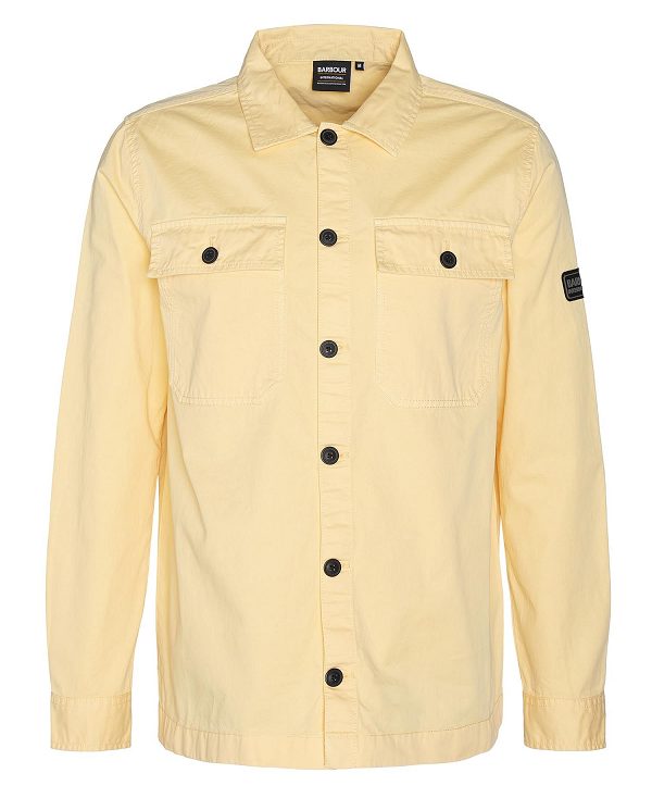 Barbour Adey Overshirt Dusty Yellow | BABO87944