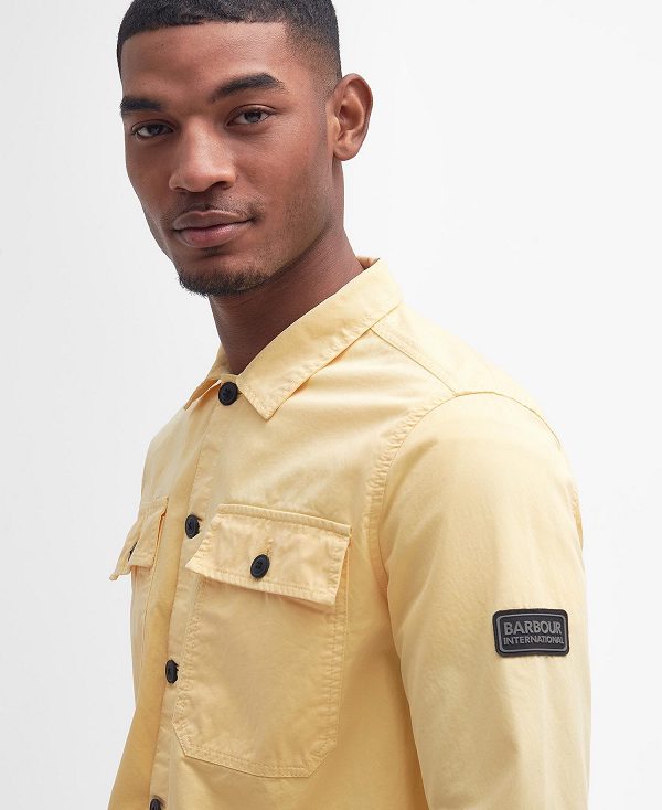 Barbour Adey Overshirt Dusty Yellow | BABO87944