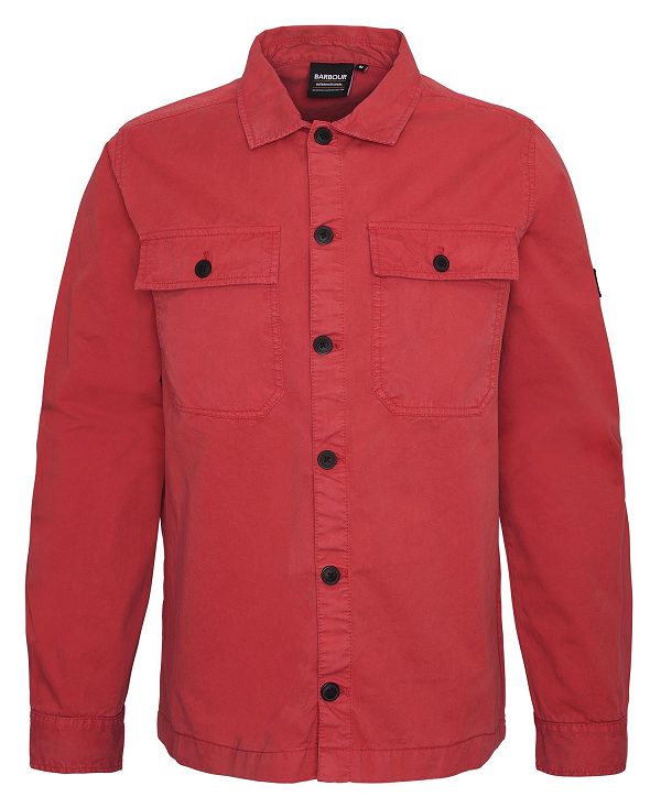 Barbour Adey Overshirt Red | BABO87953