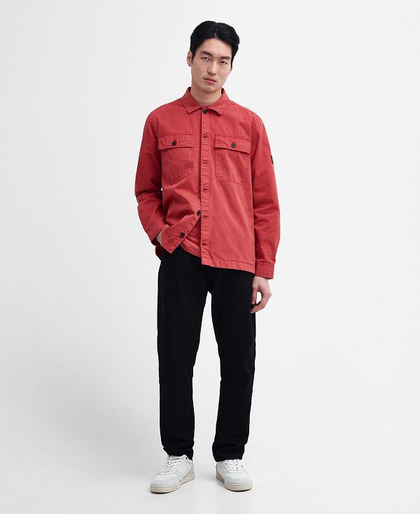 Barbour Adey Overshirt Red | BABO87953