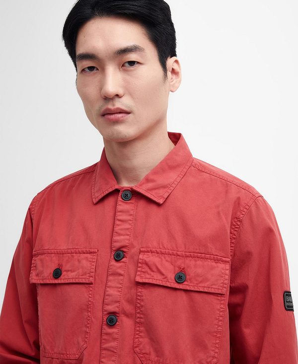 Barbour Adey Overshirt Red | BABO87953