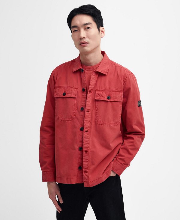 Barbour Adey Overshirt Red | BABO87953