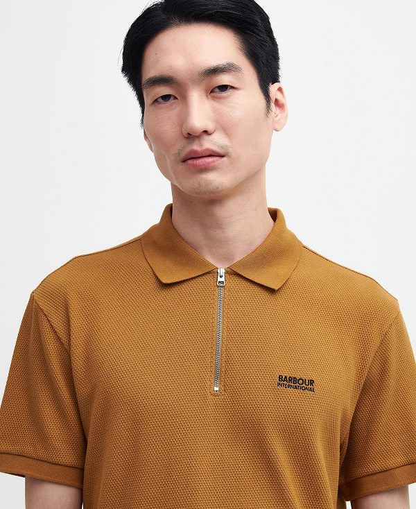 Barbour Albury Polo Shirt Desert | BABO88069