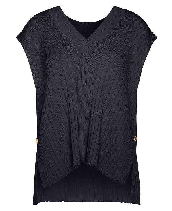 Barbour Alicia Sweater Vest Classic Black | BABO89703