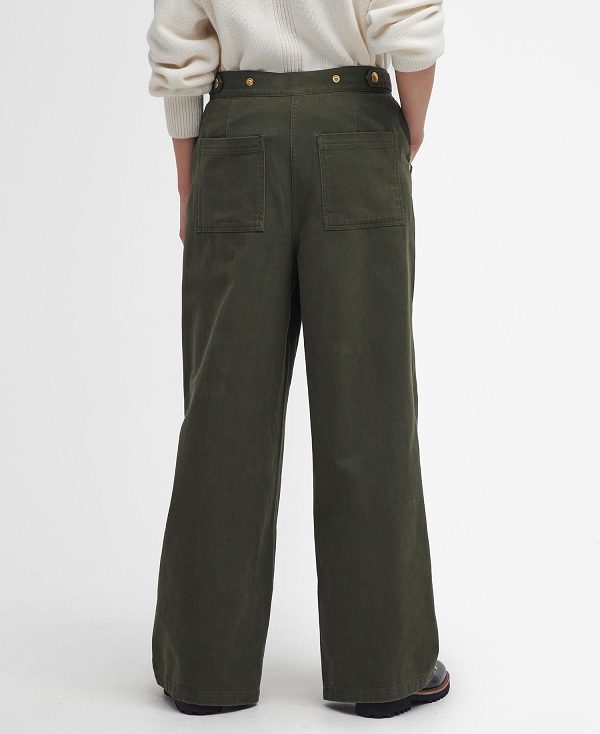 Barbour Allerston Utility Trousers Olive | BABO89852