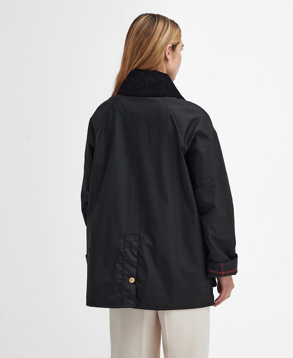 Barbour Allerston Waxed Jacket Black/Classic | BABO89243